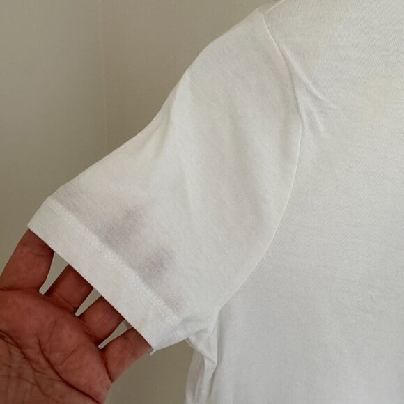 Francesca's Cloth By Design Basic White T-Shirt NWT Size XS - Picture 6 of 10